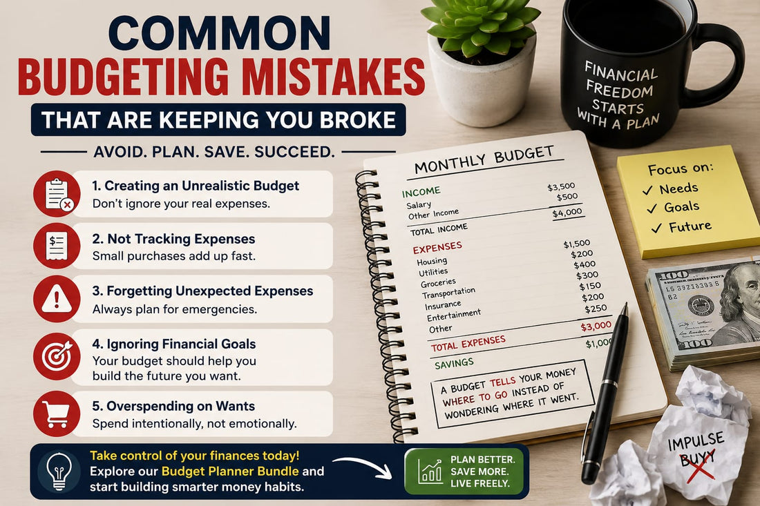 Common Budgeting Mistakes That Are Keeping You Broke