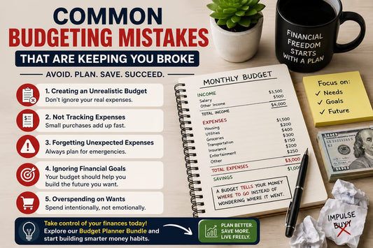Common Budgeting Mistakes That Are Keeping You Broke