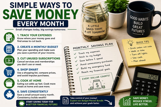 Simple Ways to Save Money Every Month