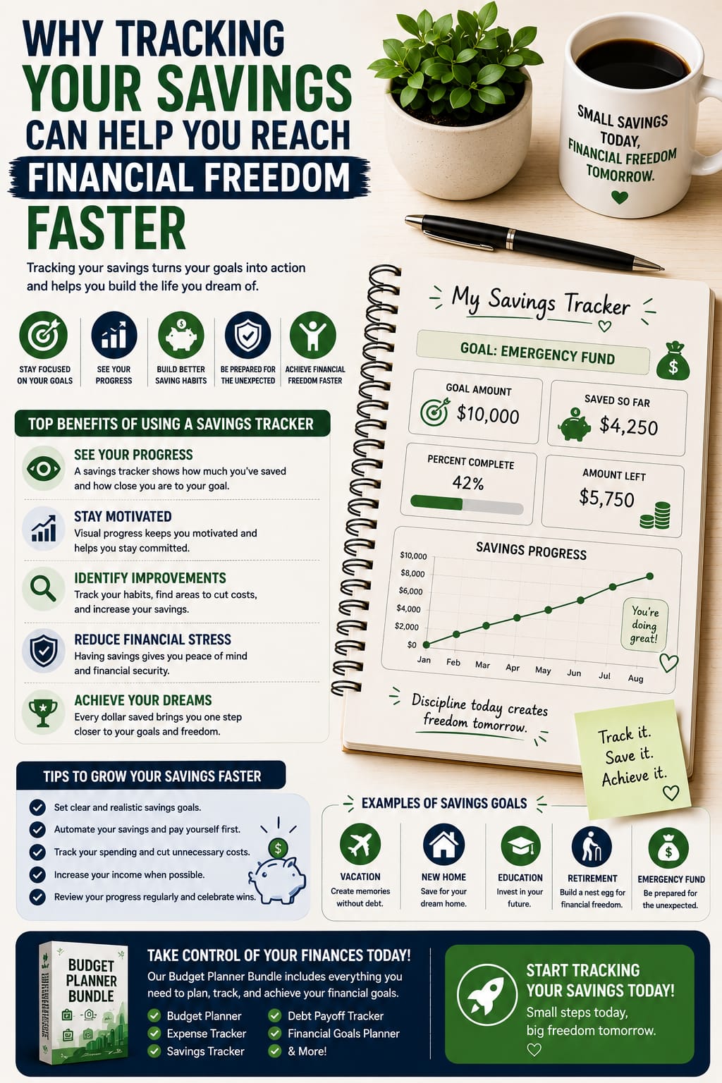 Why Tracking Your Savings Can Help You Reach Financial Freedom Faster
